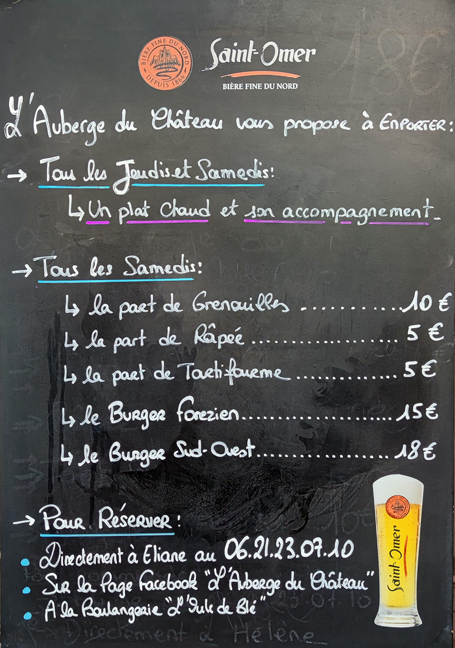 Auberge du château à St les oules